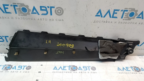 Chevrolet Volt 11-15 black center console trim, left side
