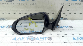 Left side mirror assembly for Hyundai Elantra AD 17-20, 7 pins, BSM, blue, sand