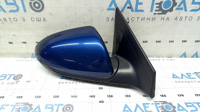 Right side mirror assembly for Hyundai Elantra AD 17-20, 7-pin, heated, BSM, blue, scratches? GTCJR