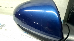 Right side mirror assembly for Hyundai Elantra AD 17-20, 7-pin, heated, BSM, blue, scratches? GTCJR