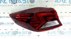 Left outer fender light for Hyundai Elantra AD 19-20 halogen with cover, scratched