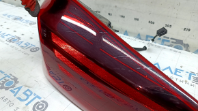 Hyundai Elantra AD 19-20 halogen outer right fender light with trim, scratches