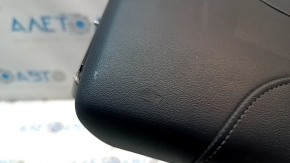 Nissan Rogue 17-20 armrest, black, distressed leather