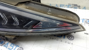 Right front headlight Hyundai Elantra AD 19-20 halogen with brackets and cover, sand