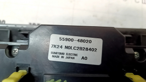 Rear climate control control Toyota Highlander 2010 auto scratches, worn out