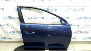 Front right door assembly for Hyundai Elantra AD 17-20, blue VU, painted 0.25-0.3