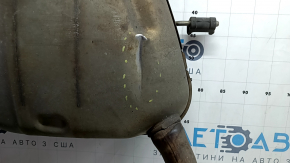 Exhaust line, middle and rear part with barrel, Honda Accord 18-22 2.0 hybrid, barrel dented