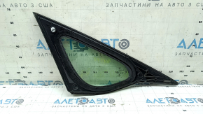 Rear right window glass, Honda Accord 18-22, chrome, scratches on chrome, cut seal, cut guides