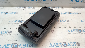 Jeep Grand Cherokee WK2 14-22 leather armrest, black, white stitching, minor scratches