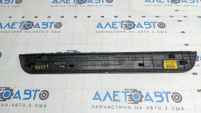 Black front outer right door sill trim for Hyundai Elantra AD 17-20, broken fasteners, scratches