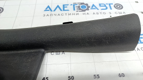 Rear inner left door sill trim for Hyundai Elantra AD 17-20, black, scratches, broken mount