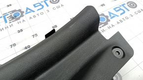 Rear inner right door sill plate for Hyundai Elantra AD 17-20, black, scratches