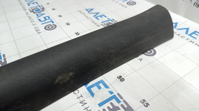 Front inner left door sill plate for Hyundai Elantra AD 17-20, black, scratches, broken fastener