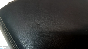 Nissan Pathfinder 13-16 leather armrest, black, dented, cracked leather