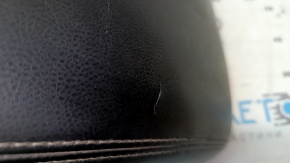 Nissan Pathfinder 13-16 leather armrest, black, dented, cracked leather