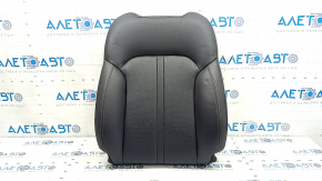 Mazda CX-90 24-26 driver's seat back upholstery, black leather, perforated, heated, wrinkled