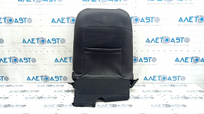 Mazda CX-90 24-26 driver's seat back upholstery, black leather, perforated, heated, wrinkled