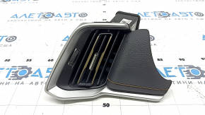 Mazda CX-90 24-26 Left Front Panel Air Vent Deflector with Trim, Black Leather, Broken
