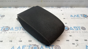 VW Golf 15-17 armrest, black, gray stitching