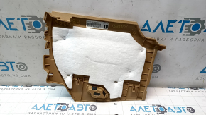 Left rear side center console trim for Dodge Durango 2011-2013, beige, scratches