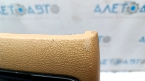Rear center console trim for Dodge Durango 2011-2013, beige, 2 pieces, scratches