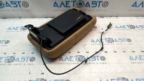 Dodge Durango 2011-2013 beige armrest, USB, worn, dented, broken mount