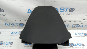 Black instrument cluster cover for Hyundai Elantra AD 19-20, complete with steering column frame, scratches, broken mount