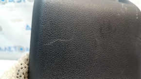 Rear center console trim for Infiniti QX50 19-22, black with chrome, with deflector, scratches