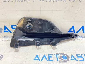 Left front bumper grille for Nissan Rogue Sport 20-22 with black molding, for parking sensors, S SV