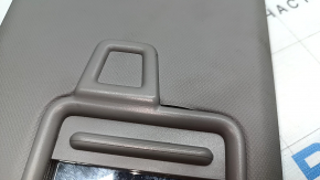 Left visor for Hyundai Elantra AD 19-20, gray, without hook, needs cleaning, coating has peeled off
