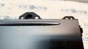 Tesla Model 3 21 center console compartment cover - gray, paint blistering