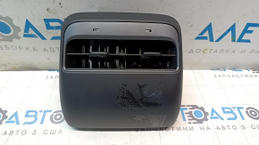Tesla Model 3 18 center console air vent with trim, black, scratches, dry cleanable