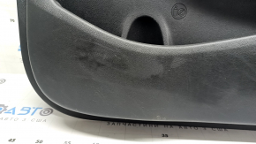 Front right door panel for Hyundai Elantra AD 19-20, gray, rubber armrest, gray cloth insert, gray molding, scratches, dry-cleaned