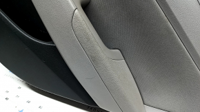 Door trim panel rear right Hyundai Elantra AD 19-20 gray, armrest gray rubber, insert gray cloth, molding gray, with handle, burrs, scratches, needs cleaning