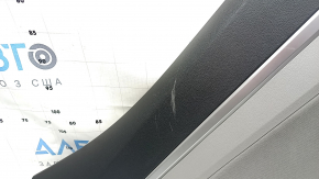Door trim panel rear left Hyundai Elantra AD 19-20 gray, rubber armrest, gray cloth insert, gray molding, scratches, worn