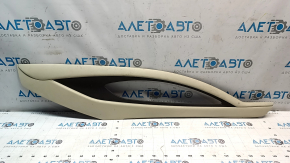 Lincoln MKZ 13-16 right side center console trim, beige leather, dark gray insert, dry-cleanable