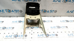 Lincoln MKZ 13-16 rear center console trim, beige, with deflector
