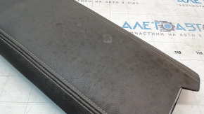 Lincoln MKZ 13-16 center console armrest, dark gray leather, dry cleanable