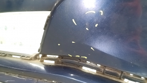 Front bumper bare Hyundai Elantra AD 19-20 blue, scratches, dents, cracks, breaks