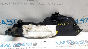 Subaru Outback 15-19 front center console trim, left side, black, worn