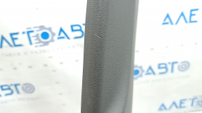 Lower right center pillar trim for Audi A4 B8 08-12 sedan, dark gray, scratches