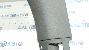 Lower right center pillar trim for Audi A4 B8 08-12 sedan, dark gray, scratches