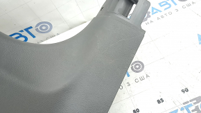 Lower right center pillar trim for Audi A4 B8 08-12 sedan, dark gray, scratches