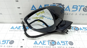 Left side mirror assembly Mazda CX-90 24-26, 7 pins, turn signal, heated, BSM, black