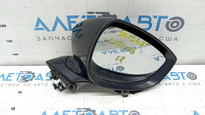 Right side mirror assembly Mazda CX-90 24-26, 7 pins, turn signal, heated, BSM, black