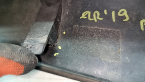 Hyundai Elantra AD 19-20 front bumper lip, structure, worn, broken fasteners