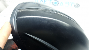 Right side mirror assembly for Audi Q5 8R 09-17, 15 pins, auto-dimming, turn signal, blue LX5R, worn
