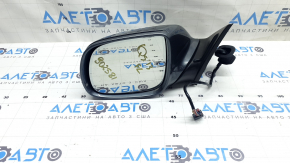 Left side mirror assembly for Audi Q5 8R 09-17, 15 pins, auto-dimming, auto-folding, turn signal, heated, backlit, graphite LX7R, sand