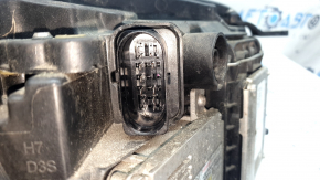 Left front headlight assembly for Audi Q5 8R 13-17, restyling, xenon, scratches, needs polishing