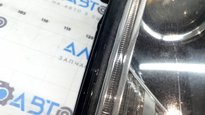 Left front headlight assembly for Audi Q5 8R 13-17, restyling, xenon, scratches, needs polishing